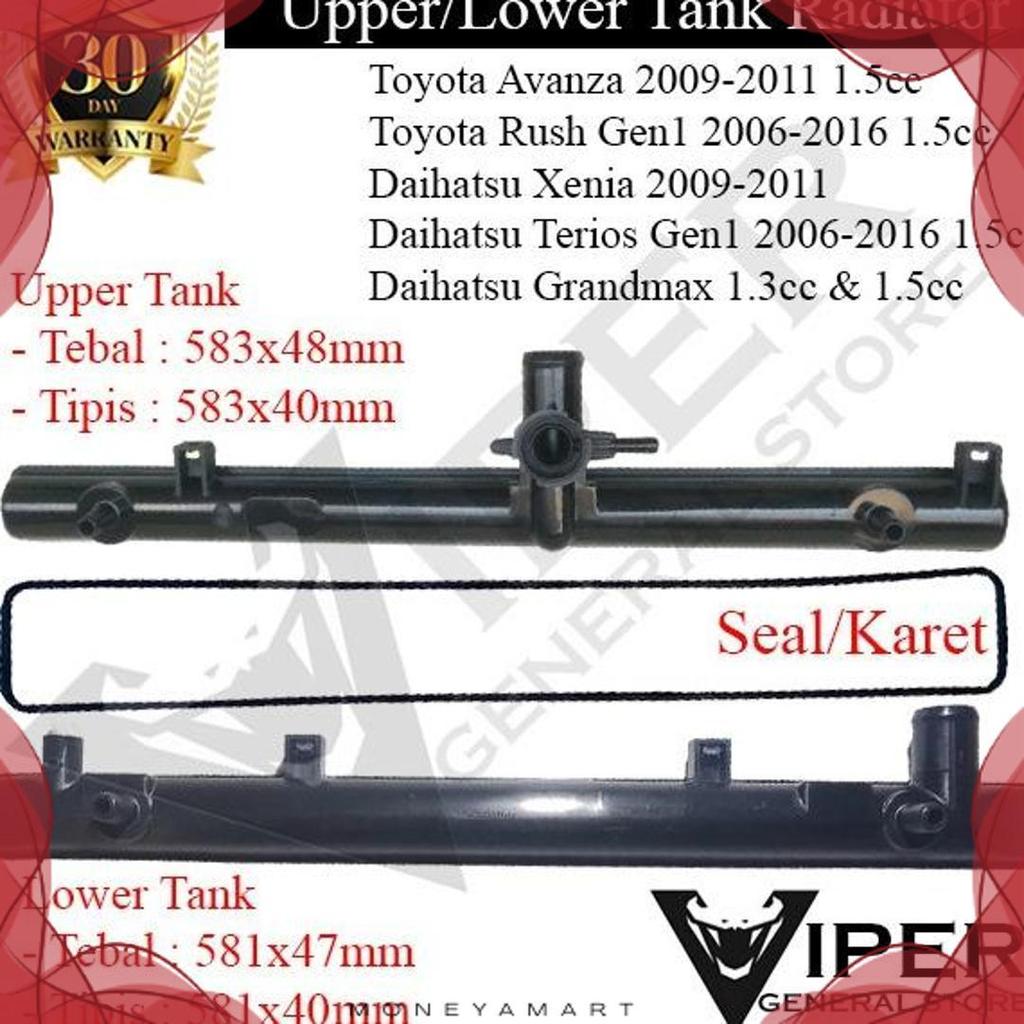 Sale Upper Tank Radiator Toyota Avanza 2009-2011 1.5Cc Gran Max Tebal (5057)