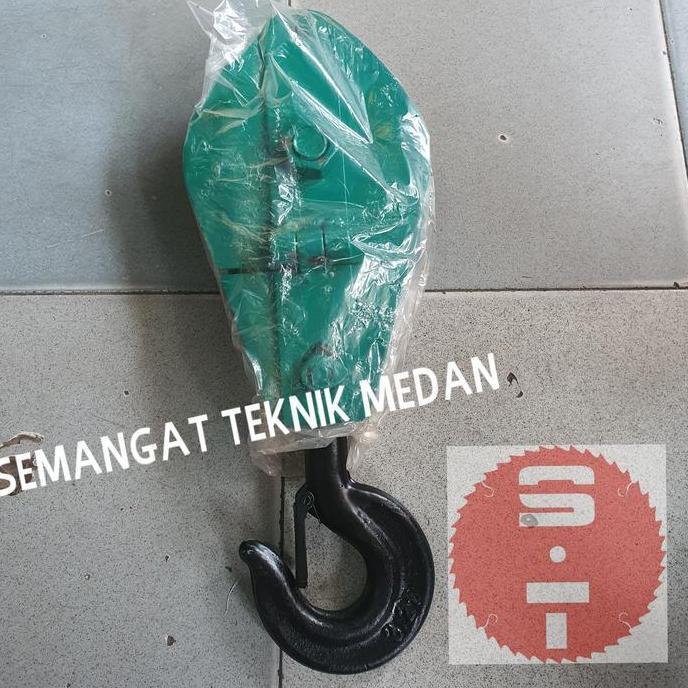 NEW KATROL SINGLE KAPAL KEREKAN TIMBA BARANG PULLEY BLOCK 3,2TON 3 , 2 TON