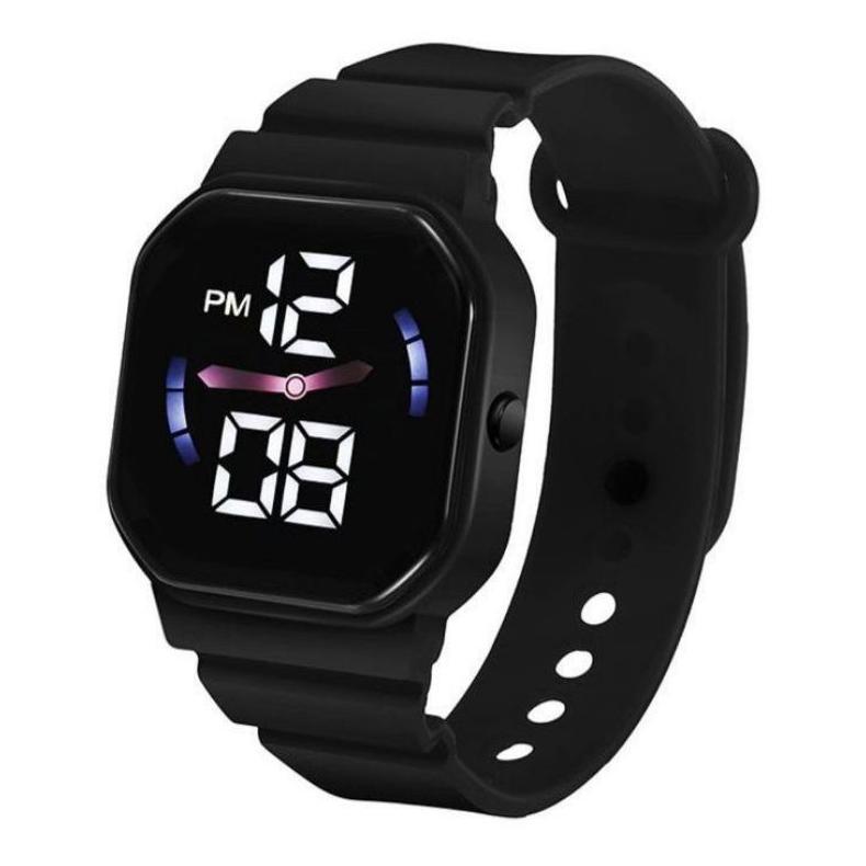 Exclusive Jam Tangan Led Digital Pria Wanita Petak Couple Elektronik Fashion