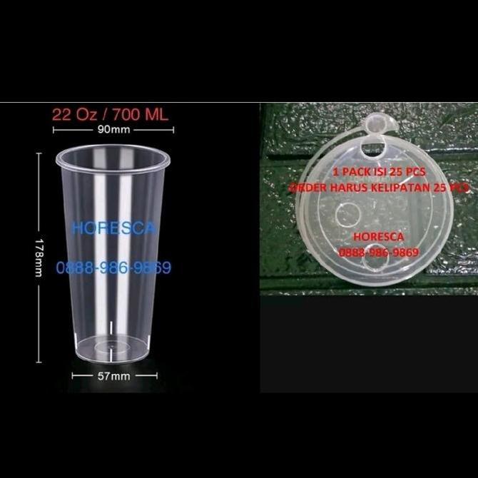 Bora- Cup Injection/Cup Thinll/Pp Tebal Cup Panas Dingin+Tutup Sambung