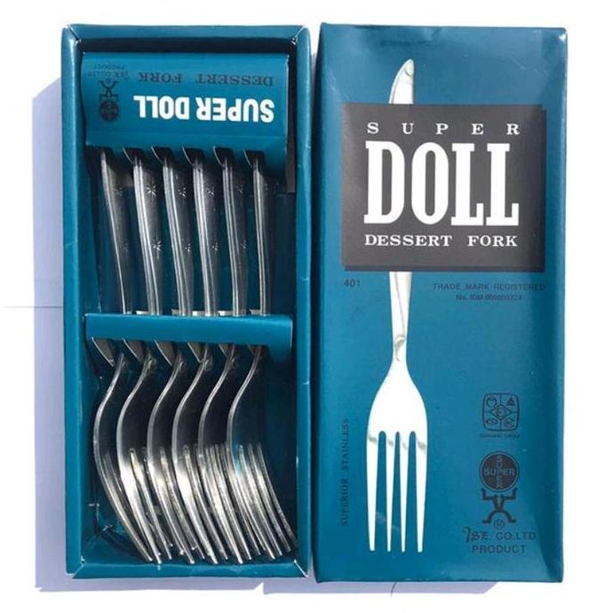 Bora- Sendok Makan Stainless Super Doll Tebal / Sendok Garpu Makan Tebal Superdoll
