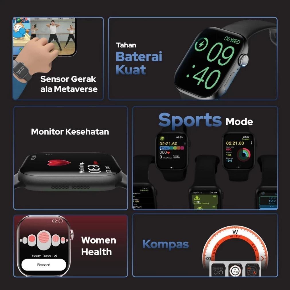 Best Deals 100%Ori Cmm Smartwatch S10 Pro 2.3 Inci Hd Amoled Display Gps Nfc Wireless Charging Dan G