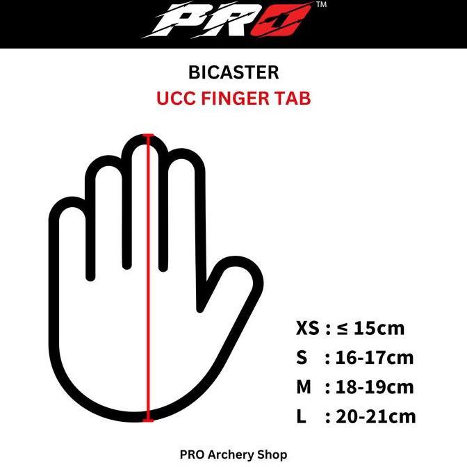 BICASTER UCC FINGER TAB BUSUR PANAHAN PEMULA ANAK DEWASA / PELINDUNG JARI ALAT PANAHAN ARCHERY BASIC