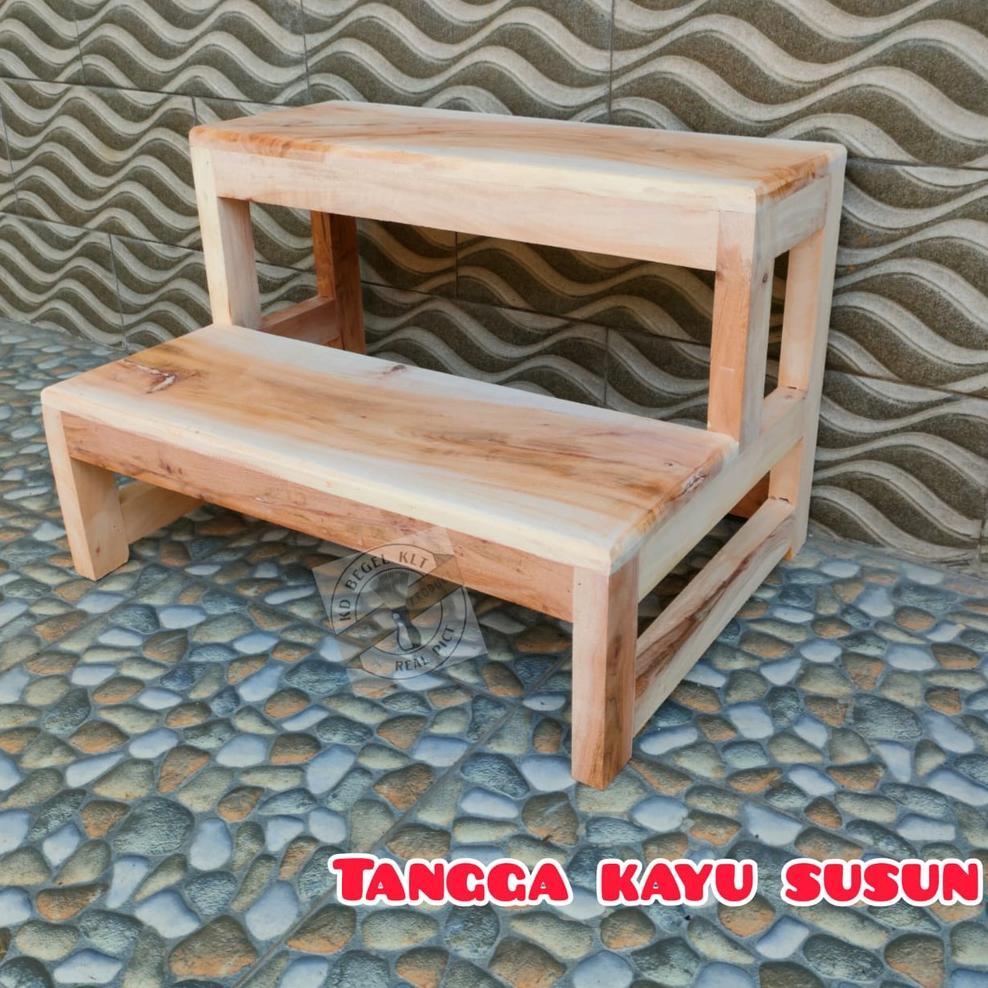 Tangga Susun Kayu | Bangku Tangga Susun