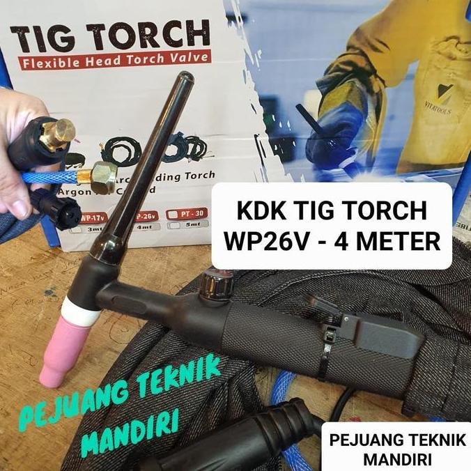 trishoptop- STANG LAS ARGON WP26V - 4METER / STANG LAS TIG ARGON WP26 V CALDWELL Diskon