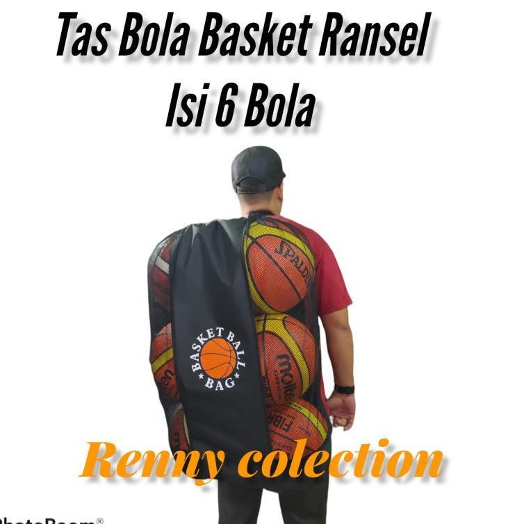 Tas Bola Basket Isi 6 Bola