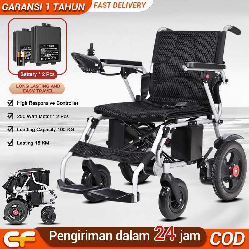 Kursi Roda Elektrik Bisa Lipat Full Otomatis /Kursi Roda Medis /Kursi Roda Lansia