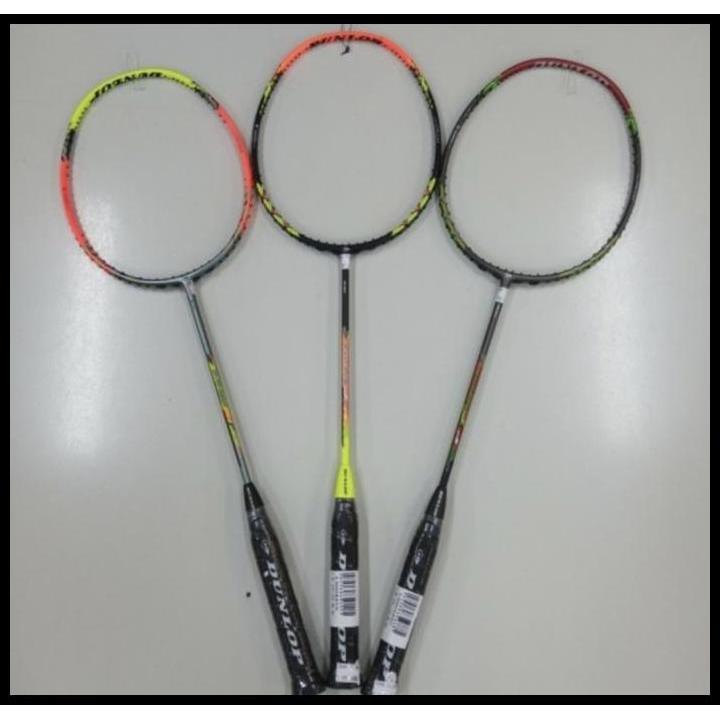 Best Seller Raket Badminton New Dunlop Evo 205/ Evo 225/ Evo 235 +Senar + Grip Ori