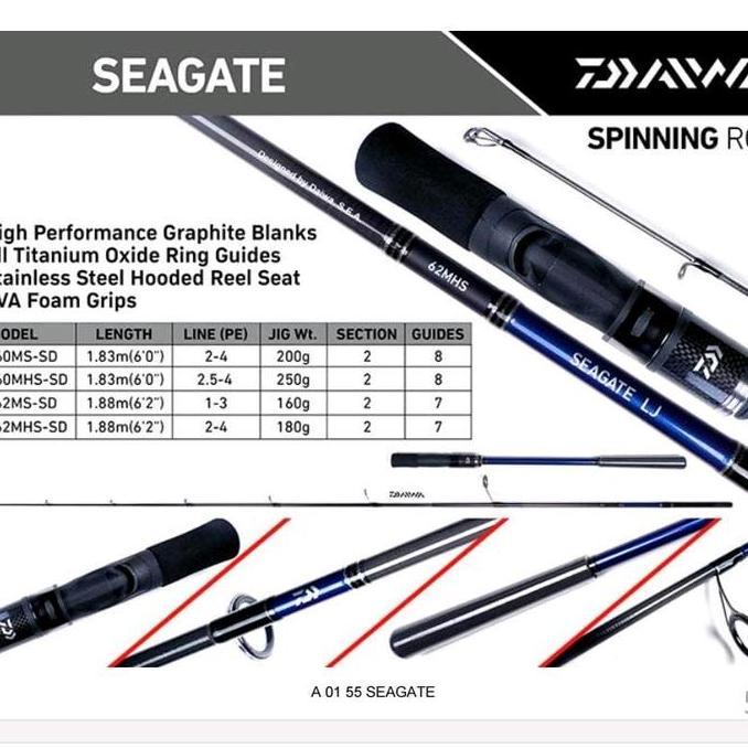 JORAN PANCING DAIWA SEAGATE SPINNING 60 ATAU 62 JORAN LAUT PSJ27