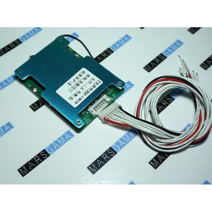 BMS 7S 30A 24V 29.4V lithium 3.7v 18650 with Balance SAME PORT