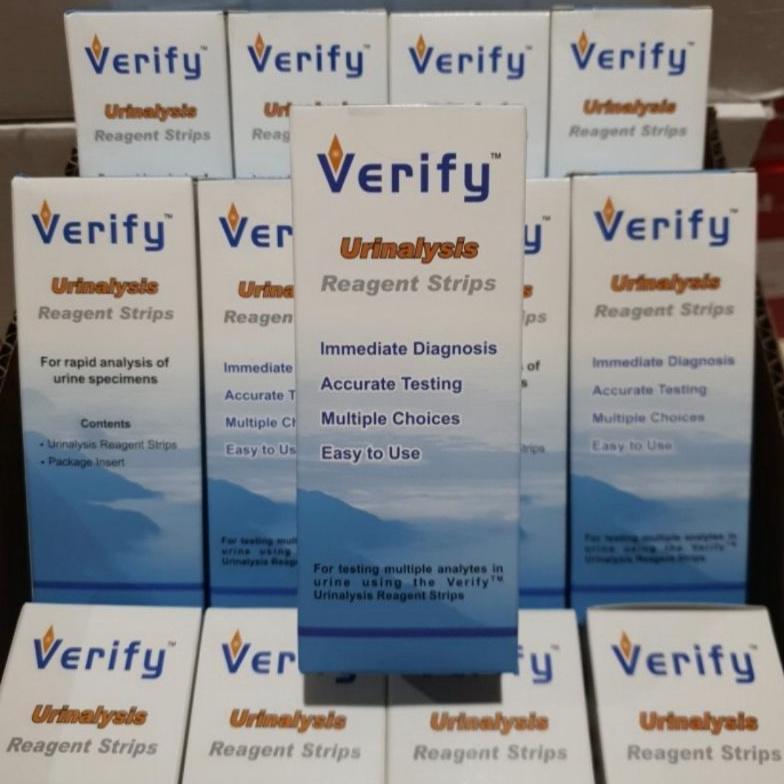 Termurah Verify 3p / Verify 10p / Urine Test Verify isi 100 stik