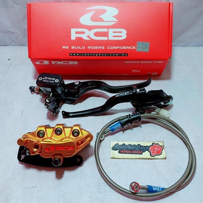 Kaliper Depan RCB Master Rem Kanan Kiri RCB Selang Rem TDR Vixion