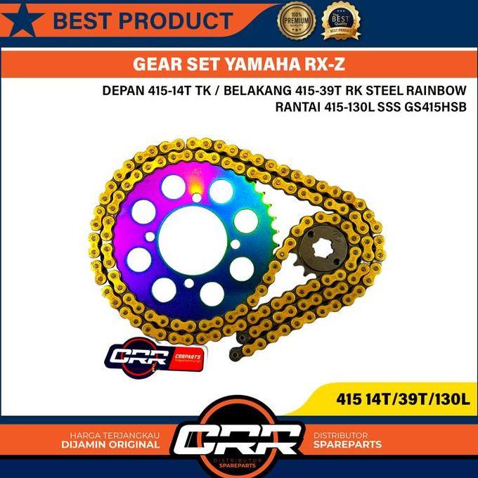 Gear Set Girset Gir Satu Paket 415 RK Takasago Jupiter Z RX King F1ZR Vega R Jupiter MX Old/New Alfa