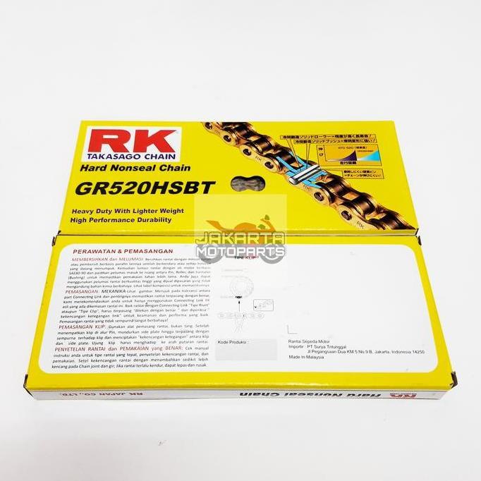 RANTAI RK TAKASAGO HSBT HEAVY DUTY NINJA250 R25 CBR250RR ER6 ZX25 R6