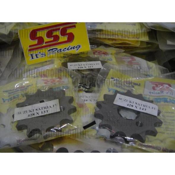 Gear SSS (Set) 428 SATRIA F150 Size 12T~16T+41T~45T+SSS HSBT 120L Gold