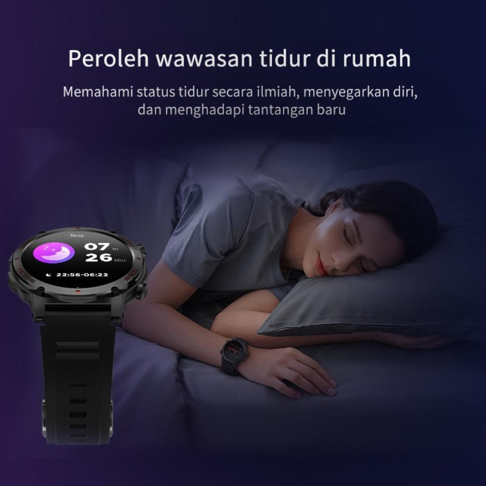 BEST SALE Morein Plus GT1 Smartwatch - 1.43'' AMOLED | Tahan Air IP68 | Baterai Tahan Lama | 123 Mod