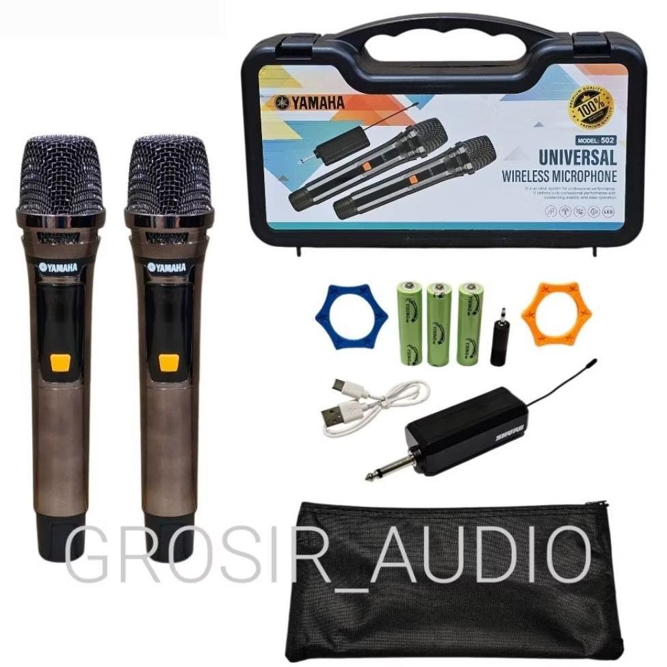 BIG PROMO MIC WIRELESS YAMAHA 502 YAMAHA LX88 MICROPHONE WIRELESS YAMAHA LX 88 MIC YAMAHA-502 DENGAN