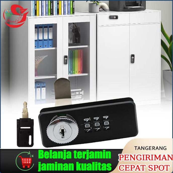 Kunci Loker Kunci Lemari Kombinasi Angka Combination Lock dengan Kunci