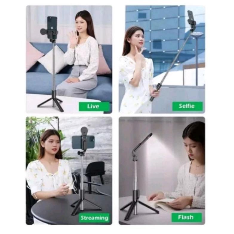 HOT PRODUCT PLOKAMA TONGSIS K9 LED TONGSIS TRIPOD K9 SELFIE STICK LED 4 IN 1 170CM