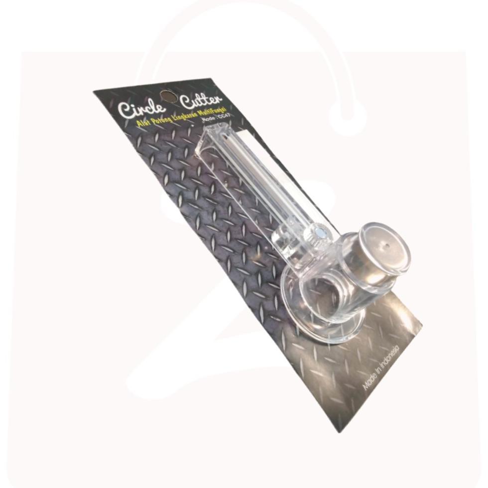Alat Potong Lingkaran Multifungsi Circle Cutter Stiker Kertas Pin