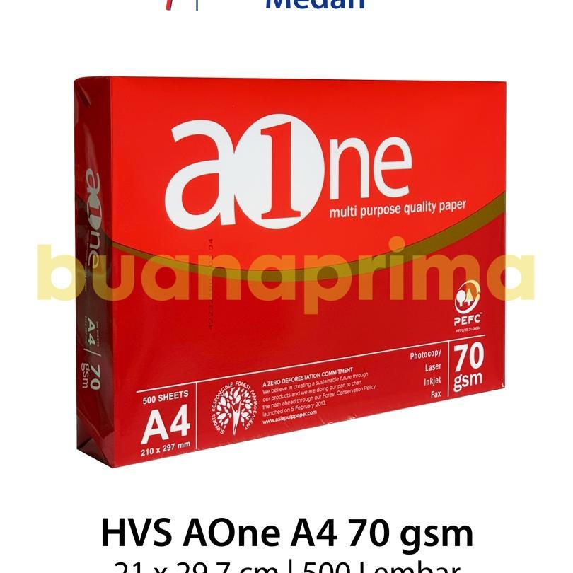 Kertas Hvs Aone A4 70 Gsm 500 Lembar Per Rim Print Paper A4 Fotocopy