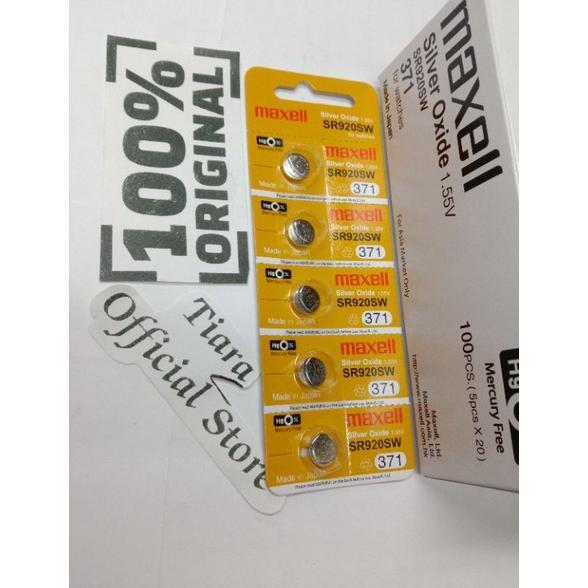 Batre Jam Tangan 371/ 920/ Sr920Sw Maxell Original