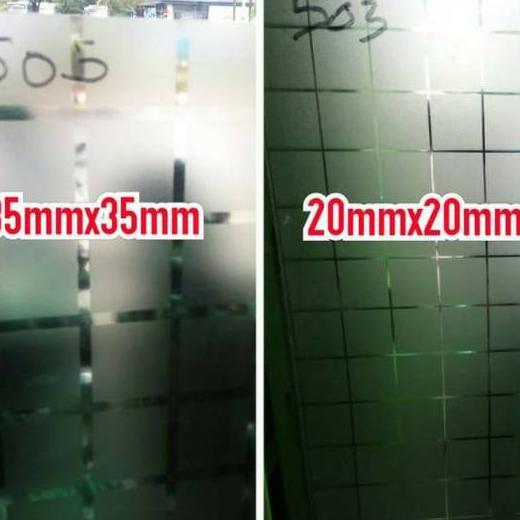 Kaca Film Stiker Kaca Sunblast Motif Kotak