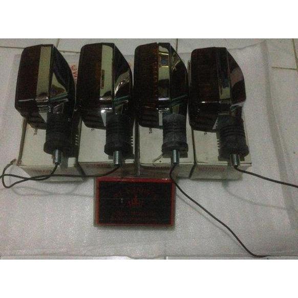 LAMPU SEIN KOTAK CHROME MIKA HITAM RX KING MASTER SEN RX KING ORI YGP