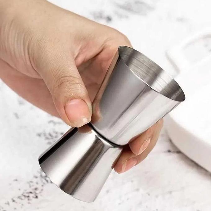 Stainless measure 15/30ml 20/40ml 25/50ml cc Measuring Cup / Gelas Ukur Gelas Takar Takaran