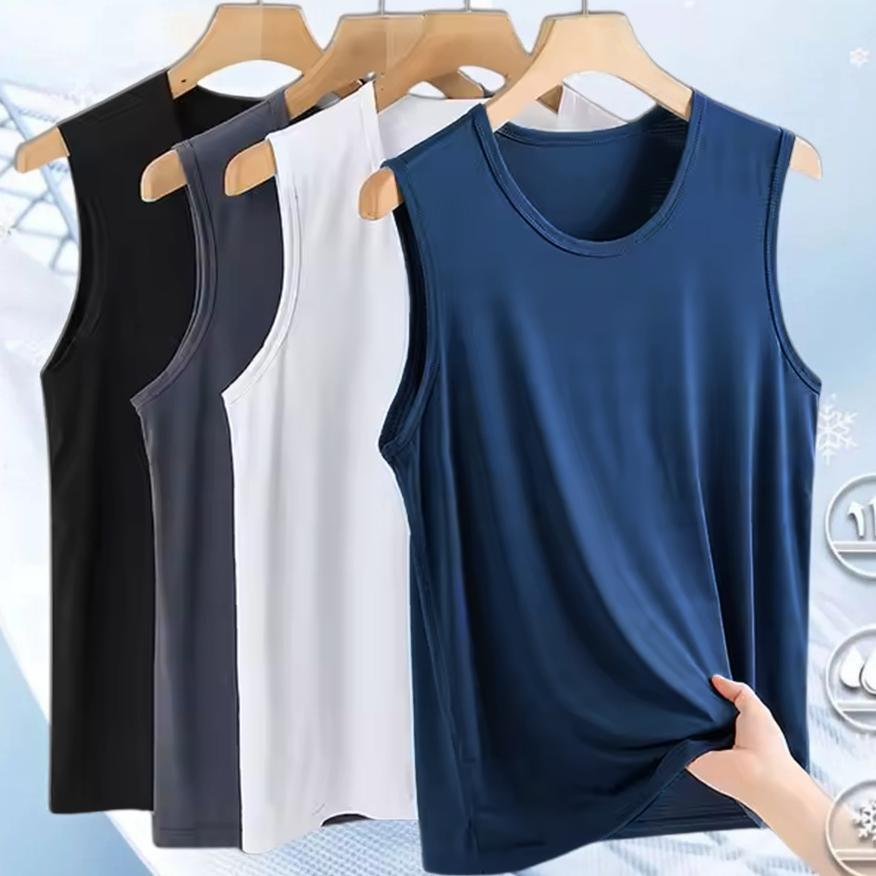 Paket Hemat 4 Pcs Singlet Pria Dewasa Import Slim Fit Kaos Kutang Pres Body Tangtop Cowok Viral