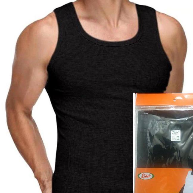 Rider Singlet Tanktop Vest R224B - Hitam