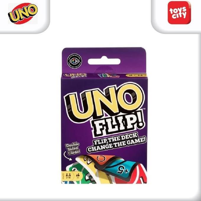 Uno Flip Double Side Mattel Games Permainan Kartu