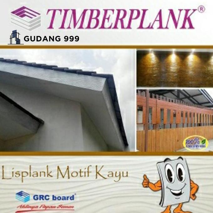 Efni- Lisplank Grc 20Cm / Timberplank Urat Kayu / Lisplang Grc