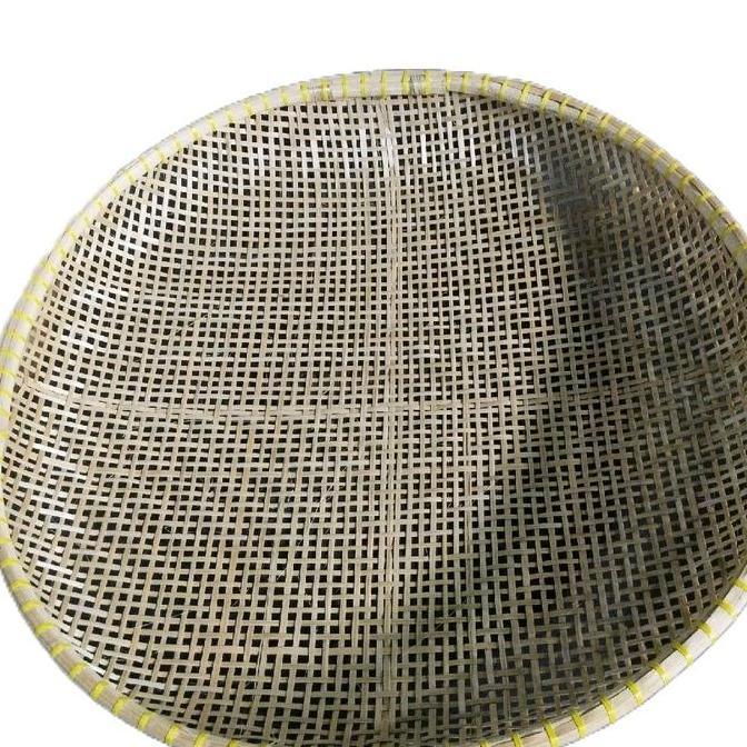 New- Ayakan Bambu Tanggok Saringan Jadul Dah Jemuran Opak Dah Ikan Ukuran Jumbo 55 Cm Sedang 44-48 C