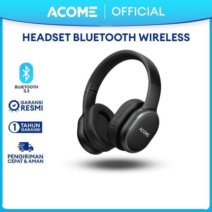 Voce- [Top Seller] Acome Tune H2 Headphone Bluetooth 5.3 / Headset Earphone Wireless Dual Eq Mode Fo