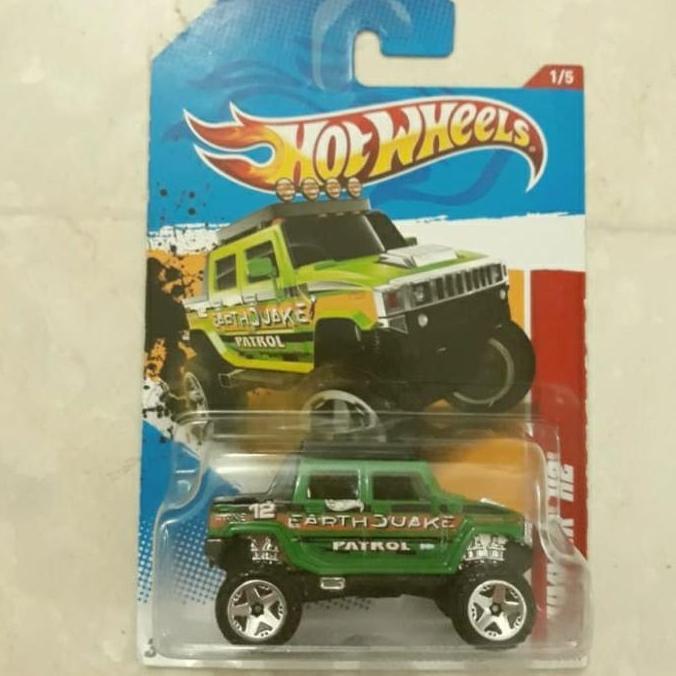 hotwheels hummer h2 hijau