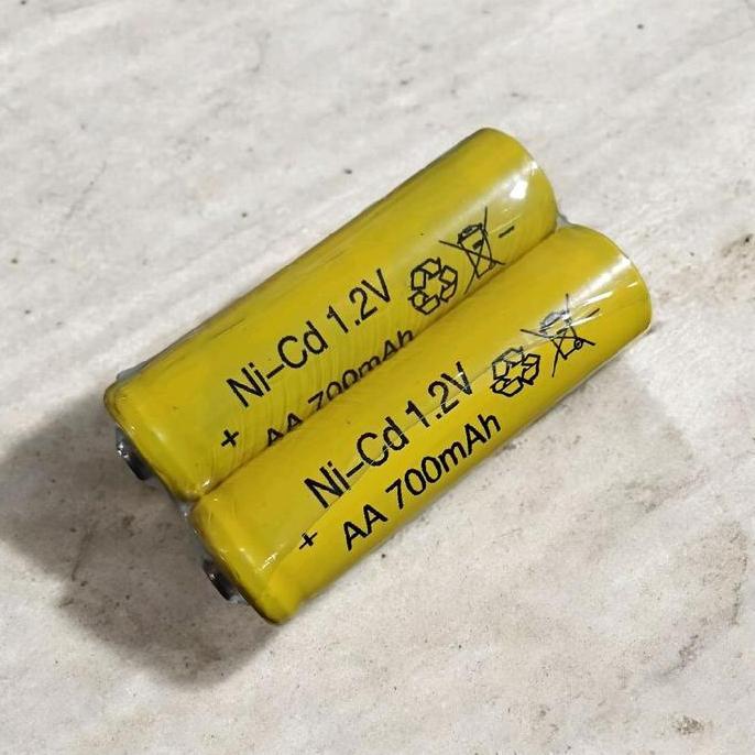 BATERAI NI-CD AA 700MAH 1,2V / BATRE CAS MURAH AA 700MAH [ 2PCS ]