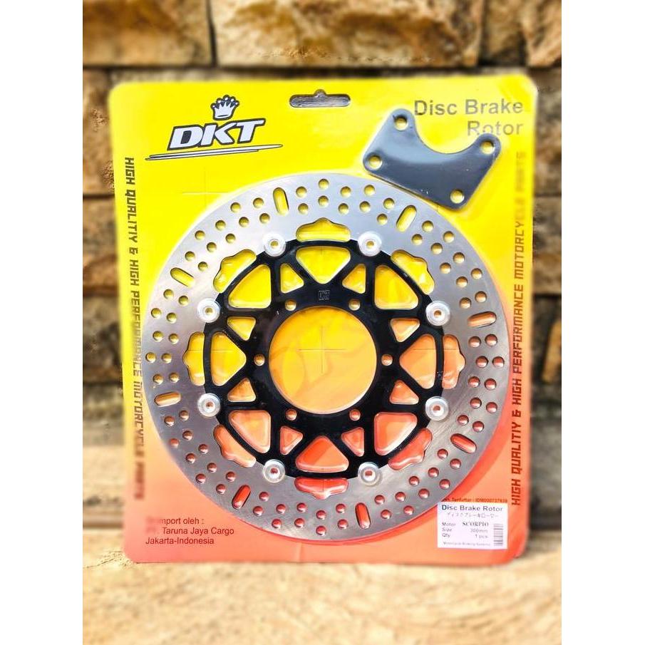 Piringan Depan Lebar 300Mm Scorpio Z-Scorpio New Disc Brake Yamaha Scorpio 300Mm Bulat Motor Motorcy