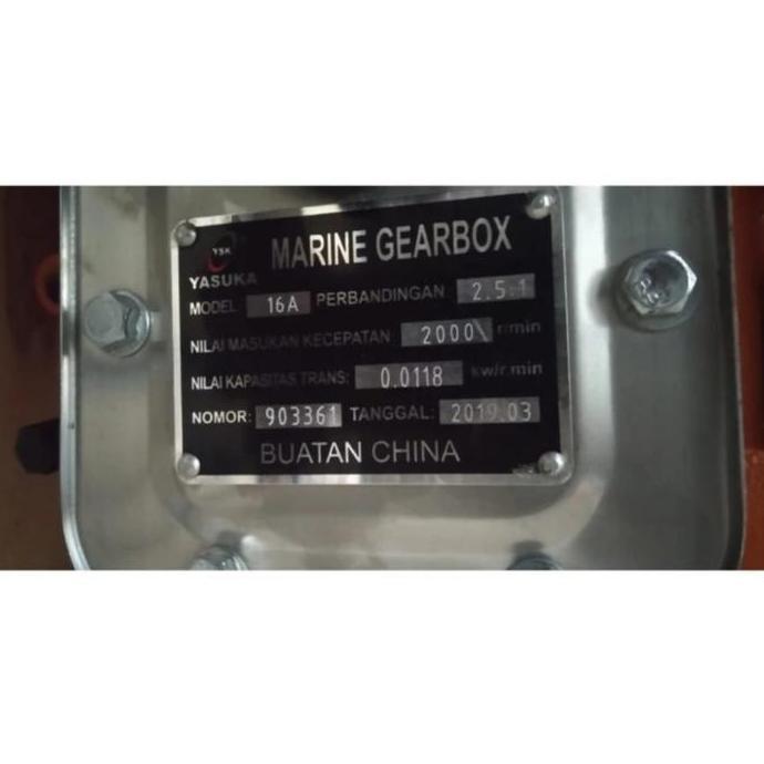 Gearbox Kapal Marine Gearbox Yasuka 16A Rasio 2,5:1  Gearbox Ysk