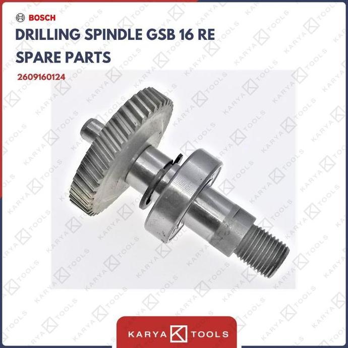 BOSCH DRILLING SPINDLE / SPINDEL BOR GSB 16 / GSB 16 RE (124) ASLI