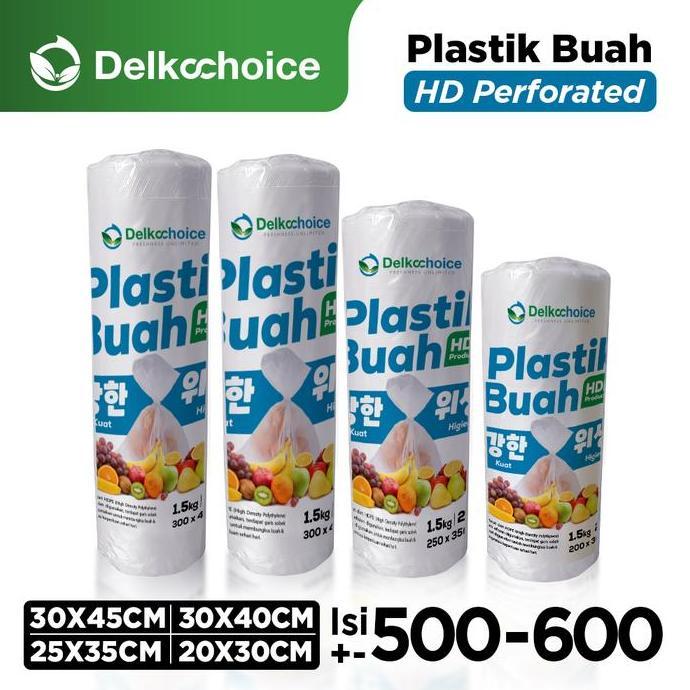 PLASTIK HDPE BUAH ROLL | PLASTIK FOTOCOPY | PLASTIK SUPERMARKET Dapur Sayur