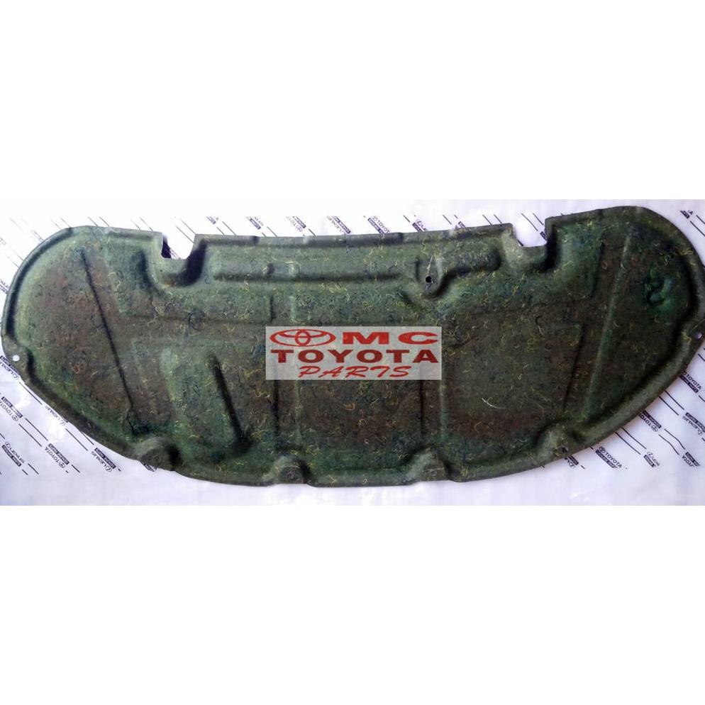 Peredam Cover Tutup Panas Cup Cap Kap Mesin Agya Ayla 2012-2021 53341-Bz070 Original Toyota