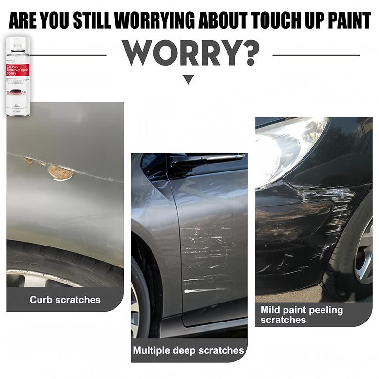 Cat Semprot Body Motor Mobil Putih/Hitam Anti Gores Semprot Compound Kompon Penghilang Baret Mobil K