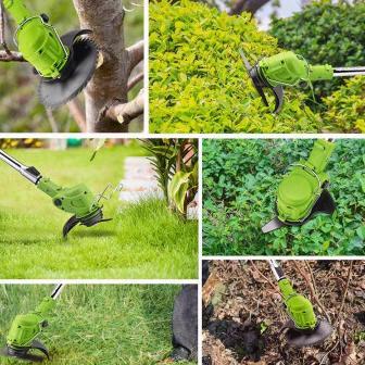 Reaim Mesin Potong Rumput Baterai 388V Mesin Pemotong Rumput Elektrik Alat Pemotong Rumput