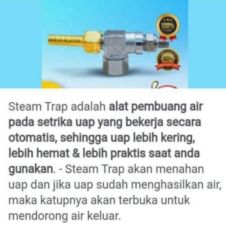 HOT DEALS SETRIKA UAP PRESTO 8 LITER + STEAM TRAP/SETRIKA UAP/SETRIKA UAP PRESTO/SETRIKA UAP BOILER 