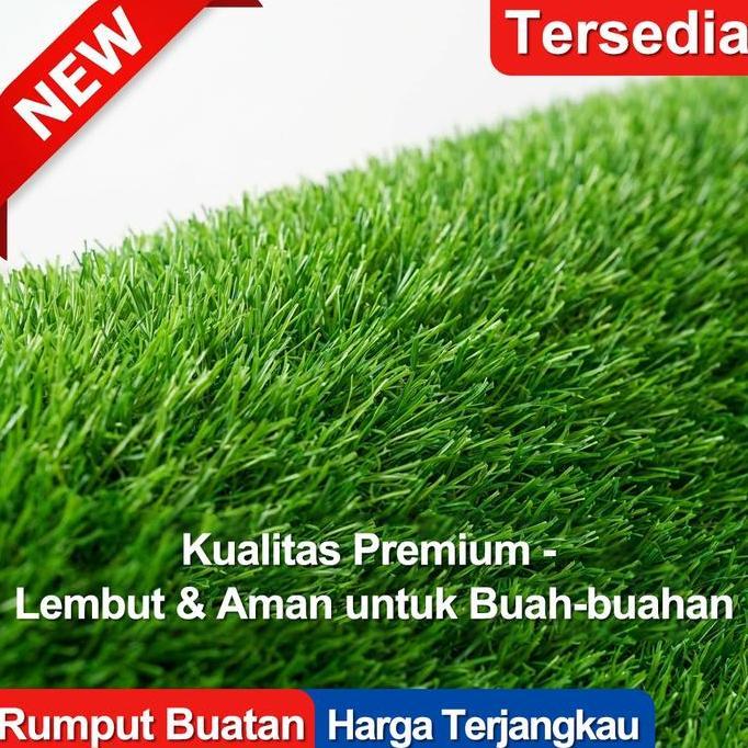 1.5cm -100cm x 50cm - rumput sintetis dekorasi - rumput palsu terbaik - rumput sintetis murah - rump