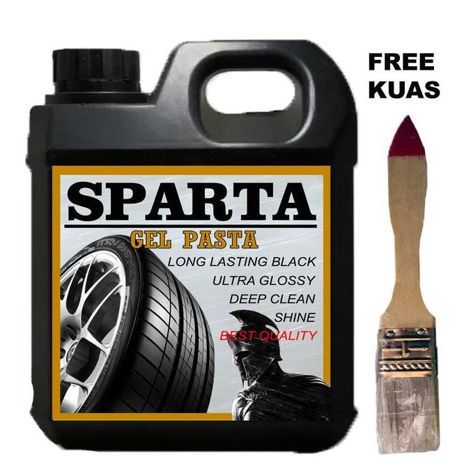 SPARTA PREMIUM GEL Semir Ban 1 liter / Pengkilap Ban / Penghitam Ban