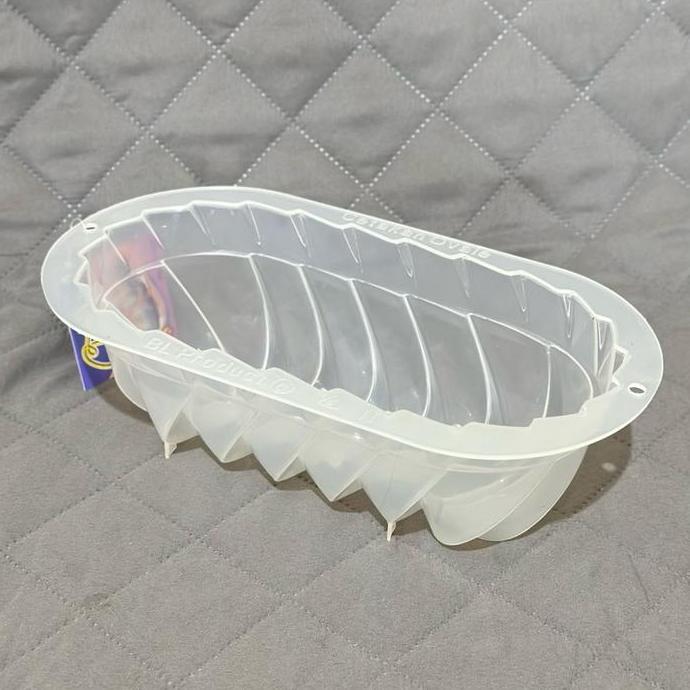 Criktok- (1 Pcs) Cetakan Agar Ovale Puding Jelly Kue Plastik Food Grade Loyang
