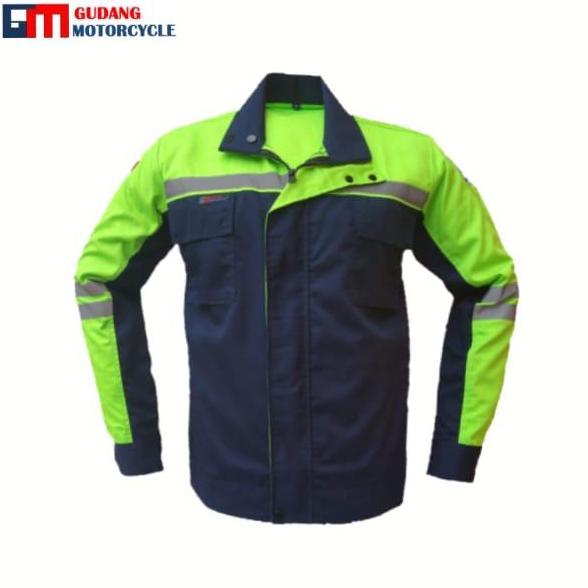Baju Safety Proyek/Wearpack Safety/Wearpack Modist Premium/Baju bengkel,Seragam Proyek Semi Jaket Hi