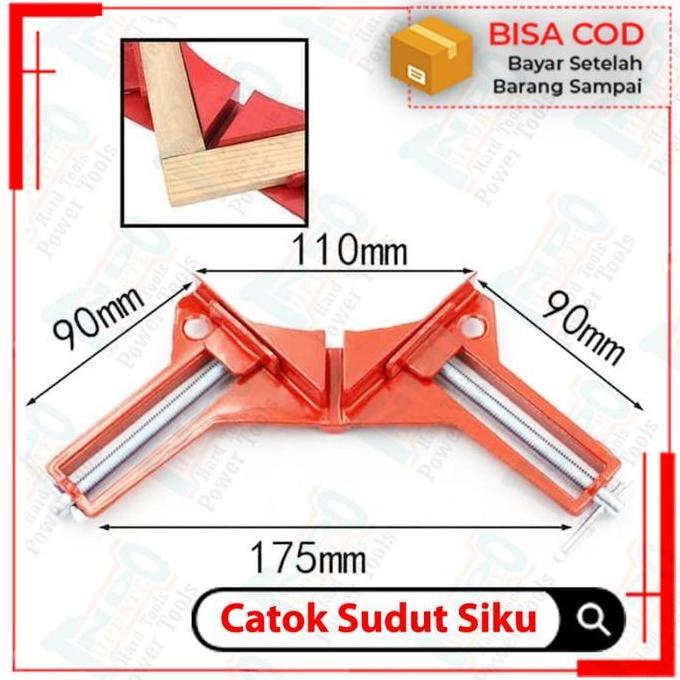 Klem Siku 90 Derajat clamp Besi Klem Sudut Bingkai Kayu Corner Clamp new